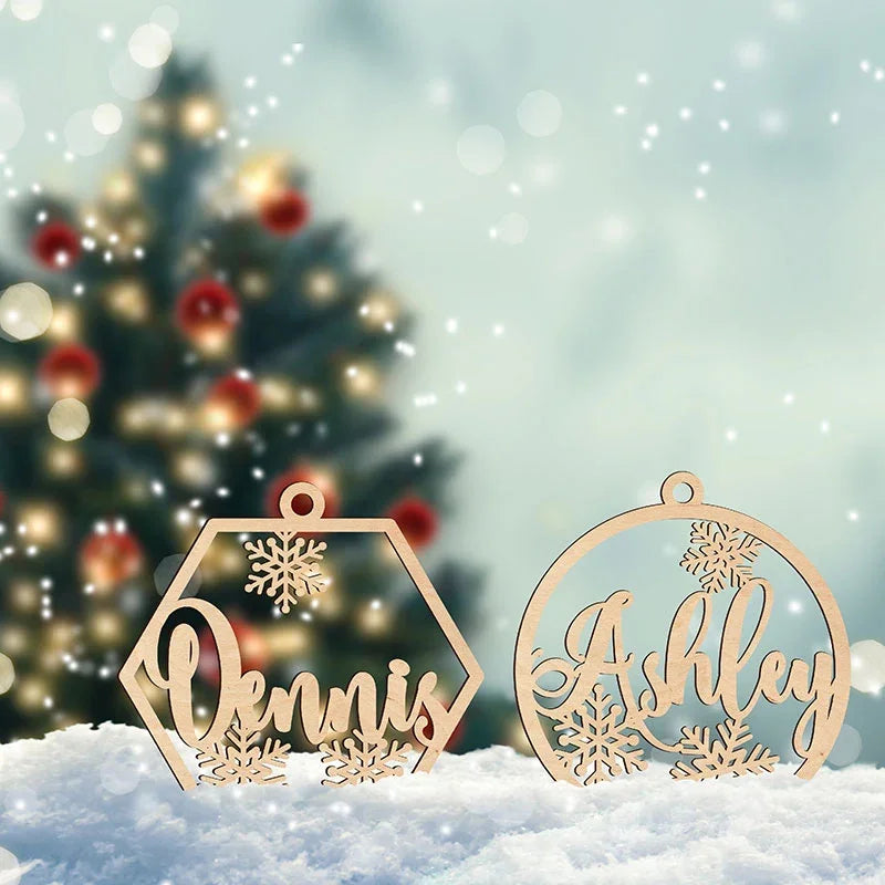 Stocking Name Tag Ornaments for Christmas - GiftShire