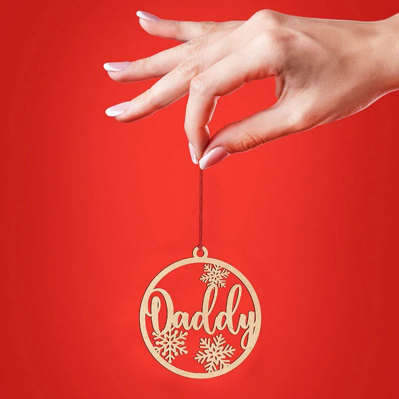 Stocking Name Tag Ornaments for Christmas - GiftShire