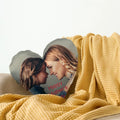 Sublimation Print - Photo on Customized Heart Pillow - GiftShire