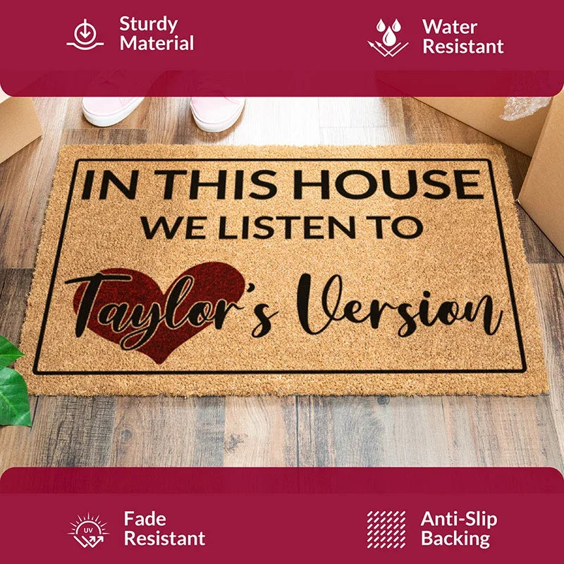 Taylor’s Version Doormat with 3 Size Options - GiftShire