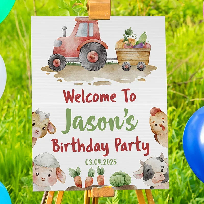 Teen's Birthday Welcome Sign with Name - GiftShire