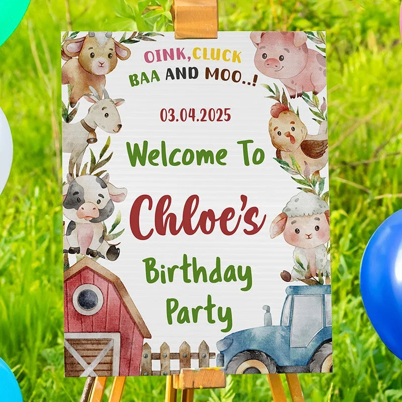 Teen's Birthday Welcome Sign with Name - GiftShire