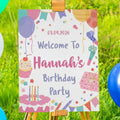 Teen's Birthday Welcome Sign with Name