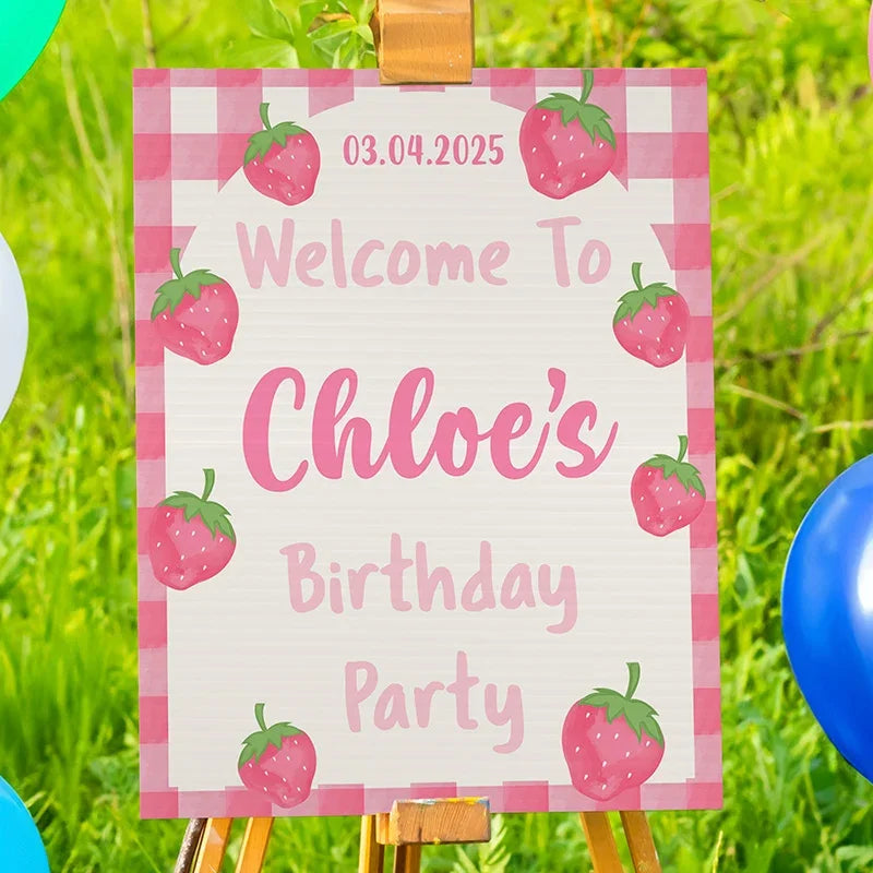 Teen's Birthday Welcome Sign with Name - GiftShire