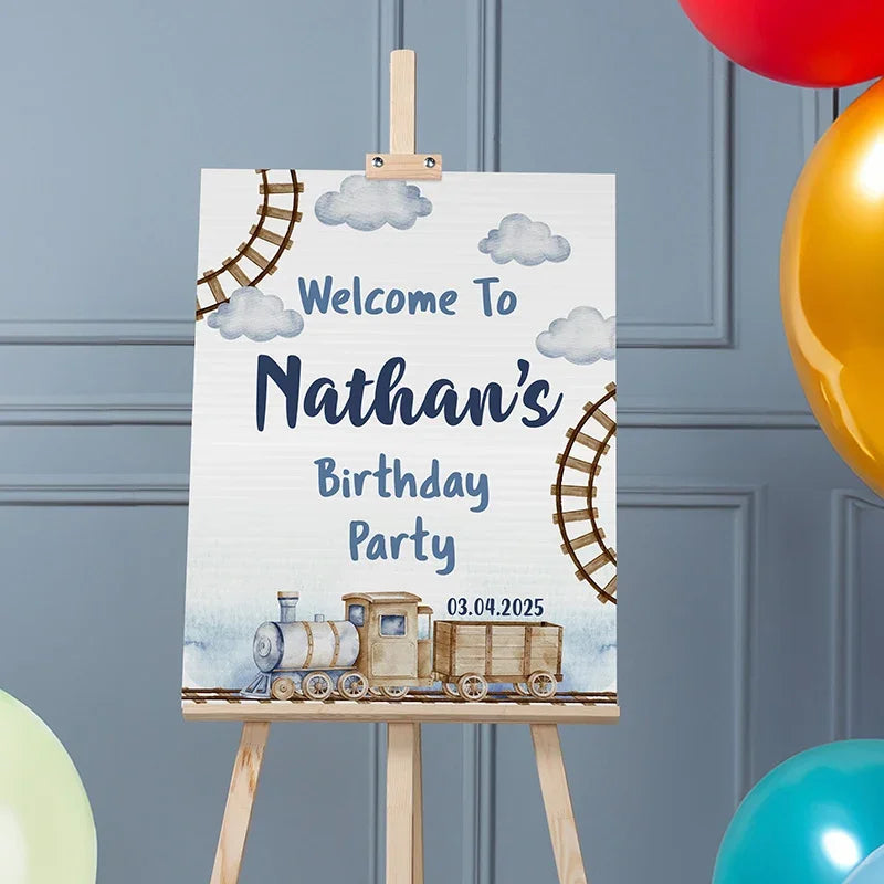 Teen's Birthday Welcome Sign with Name - GiftShire