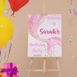 Teen's Birthday Welcome Sign with Name - GiftShire
