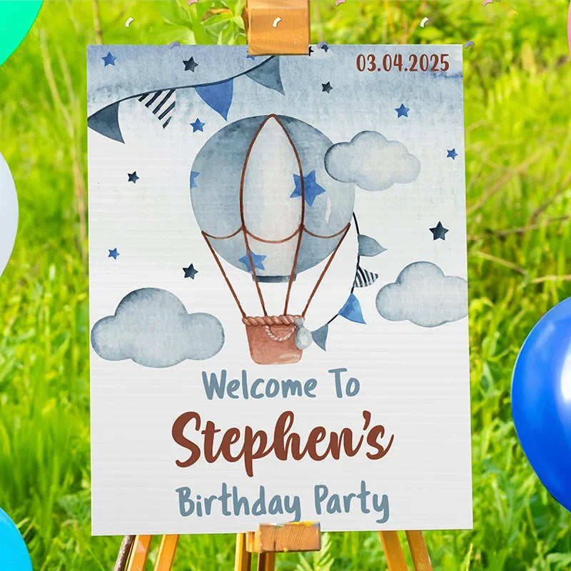 Teen's Birthday Welcome Sign with Name - GiftShire