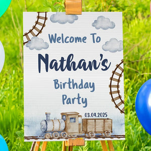 Teen's Birthday Welcome Sign with Name - GiftShire