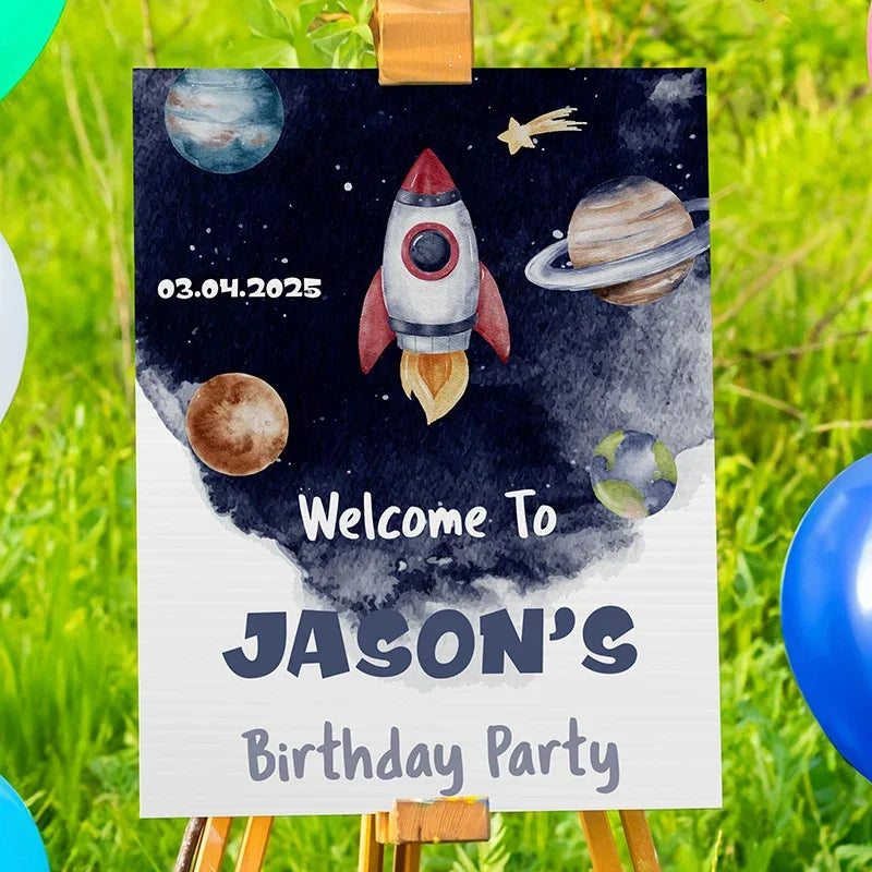 Teen's Birthday Welcome Sign with Name - GiftShire