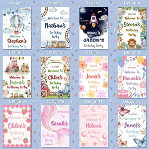Teen's Birthday Welcome Sign with Name - GiftShire