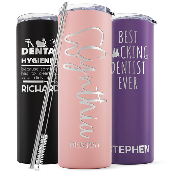 Thank You Gift To Your Dentist - Customized Tumblers - GiftShire