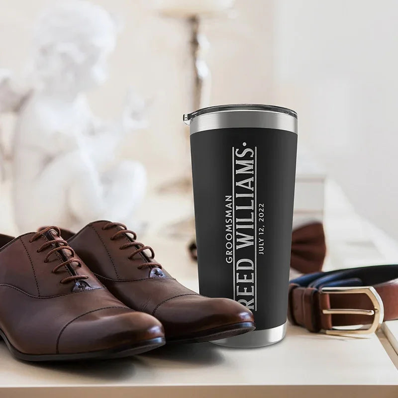 The Groomsmen Tumbler - Personalized Gift He'll Cherish - GiftShire