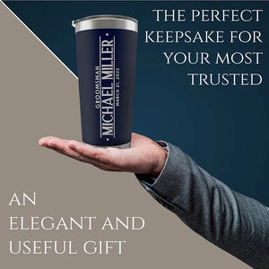 The Groomsmen Tumbler - Personalized Gift He'll Cherish - GiftShire