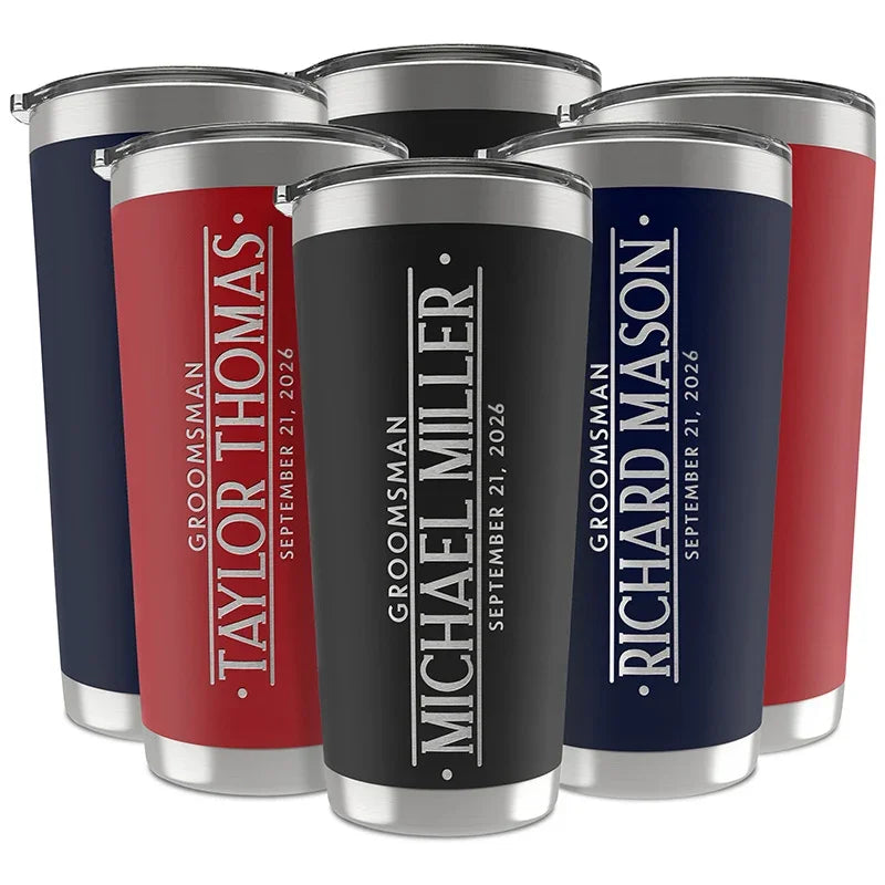 The Groomsmen Tumbler - Personalized Gift He'll Cherish - GiftShire