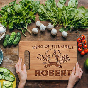 Thick Cutting Board for Dad's Kitchen - 1,5 Inches - GiftShire