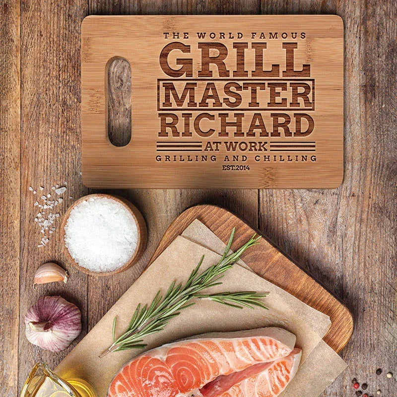 Thick Cutting Board for Dad's Kitchen - 1,5 Inches - GiftShire