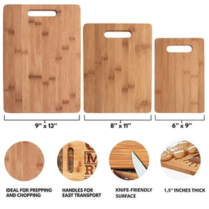 Thick Cutting Board for Dad's Kitchen - 1,5 Inches - GiftShire