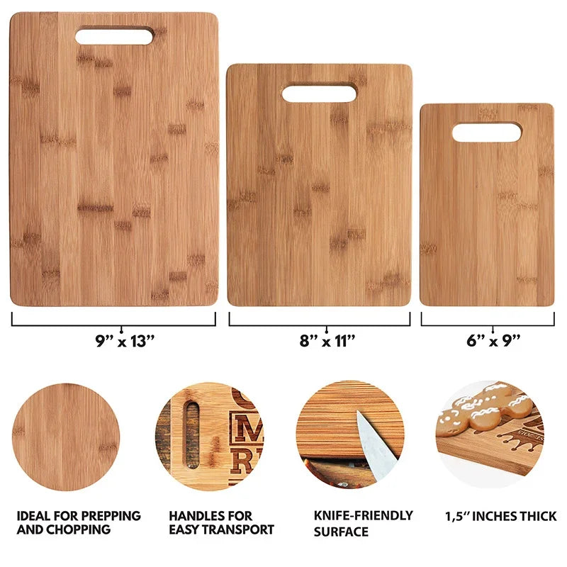 Thick Cutting Board for Dad's Kitchen - 1,5 Inches - GiftShire
