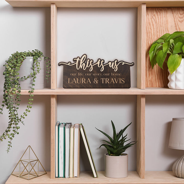 This Is Us Family Wall Sign With Names for Home Decor - GiftShire