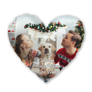 Transform Any photo Into a Heart Pillow - Custom Made In USA - GiftShire
