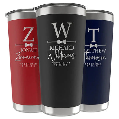 Uniquely Engraved 30 oz Tumbler for Your Groomsmen - GiftShire