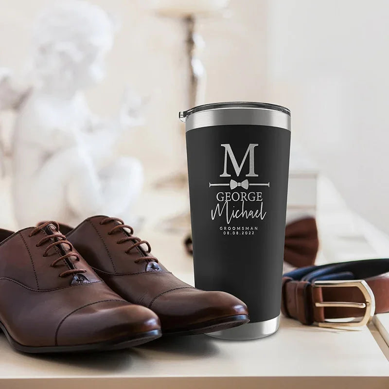 Uniquely Engraved 30 oz Tumbler for Your Groomsmen - GiftShire