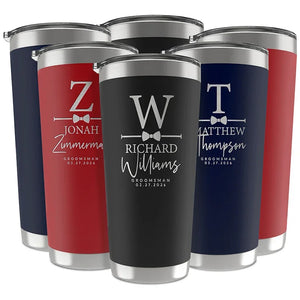 Uniquely Engraved 30 oz Tumbler for Your Groomsmen - GiftShire