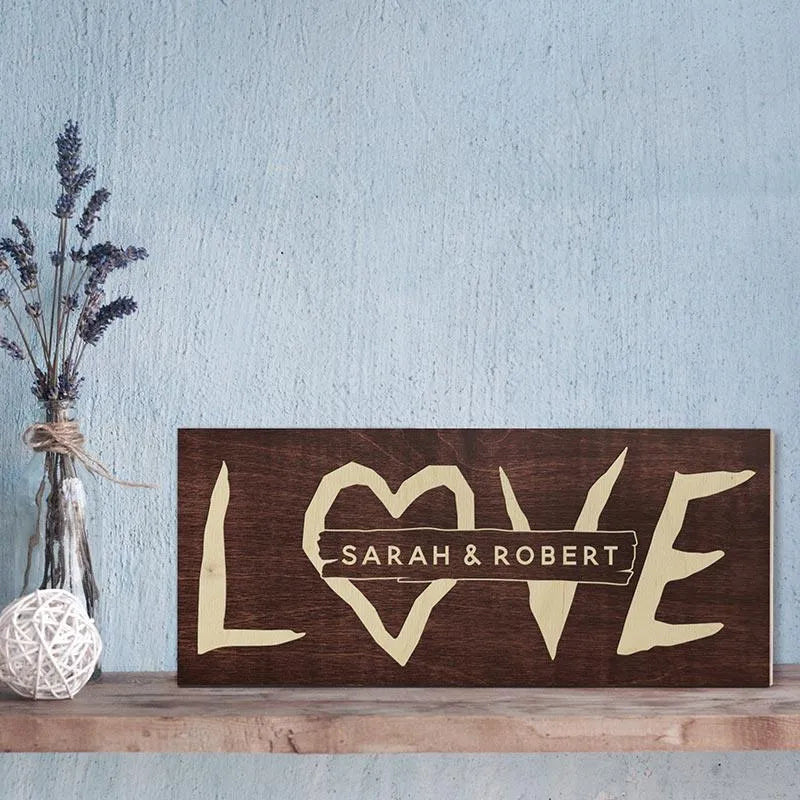 Valentine Sign, Custom Love Sign - GiftShire