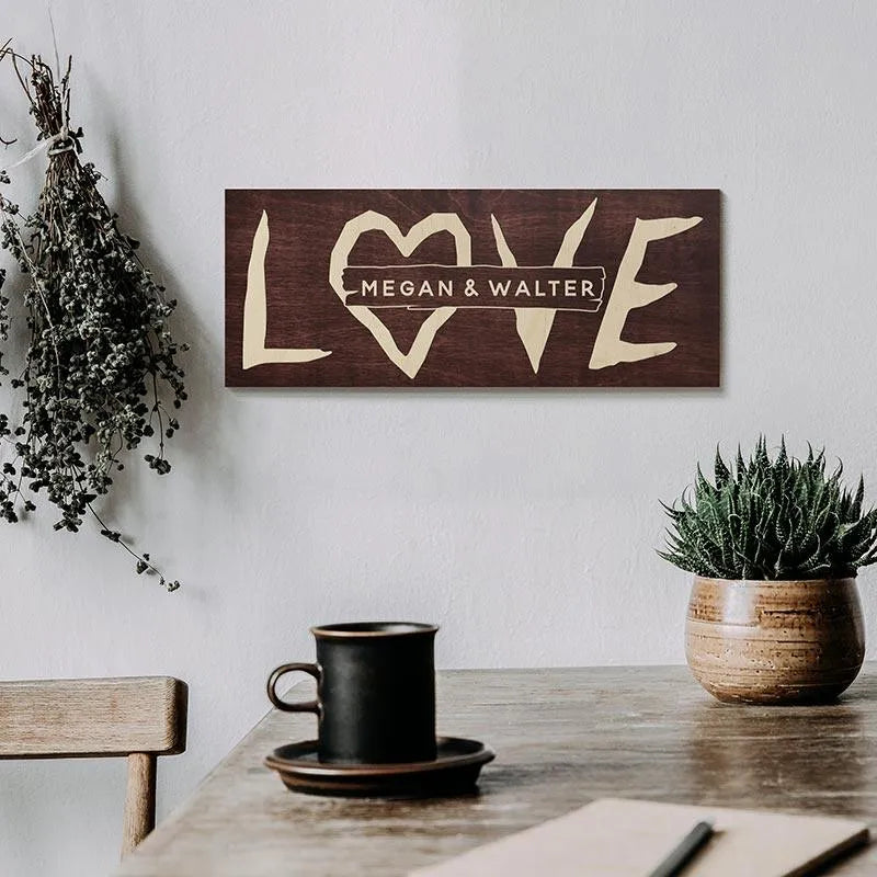 Valentine Sign, Custom Love Sign - GiftShire