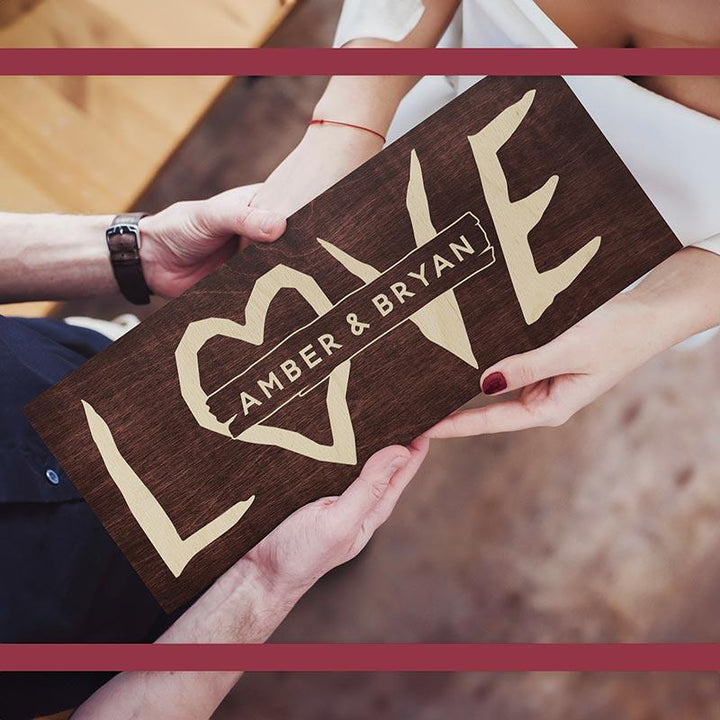 Valentine Sign, Custom Love Sign - GiftShire
