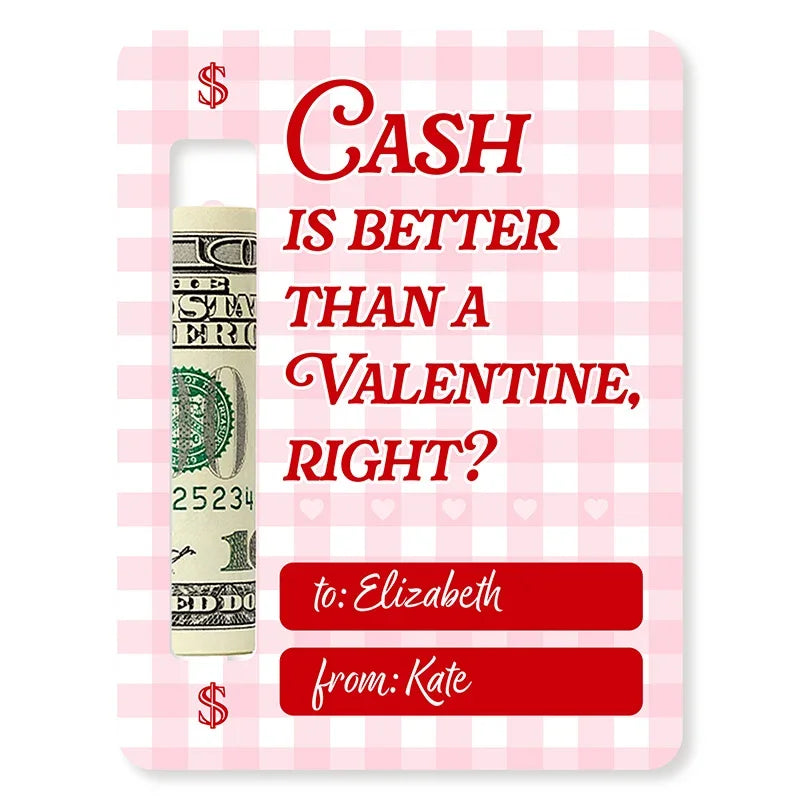 Valentine’s Day Gift Card - Custom Money Holders with Funny Quotes