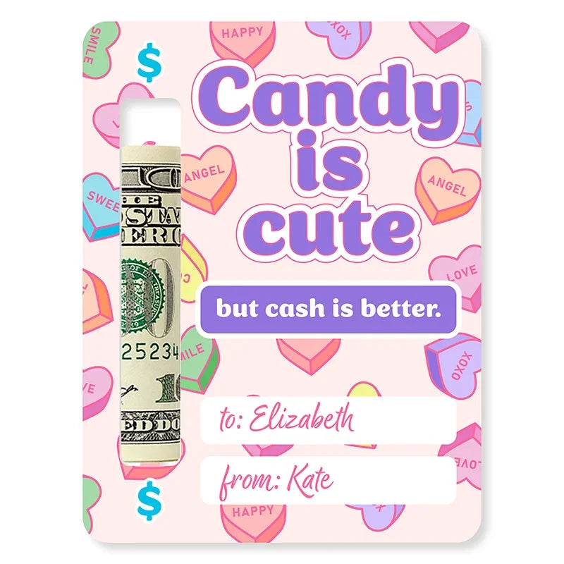 Valentine’s Day Gift Card - Custom Money Holders with Funny Quotes