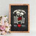 Valentine’s Day Wall Art – Til’ Death Do Us Apart Gifts