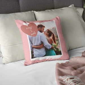 Valentine’s Photo Collage Pillowcase for Couples - GiftShire