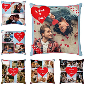Valentine's Pillowcase - Couple’s Photo Collage Gift - GiftShire