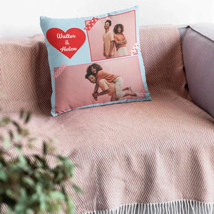 Valentine's Pillowcase - Couple’s Photo Collage Gift - GiftShire