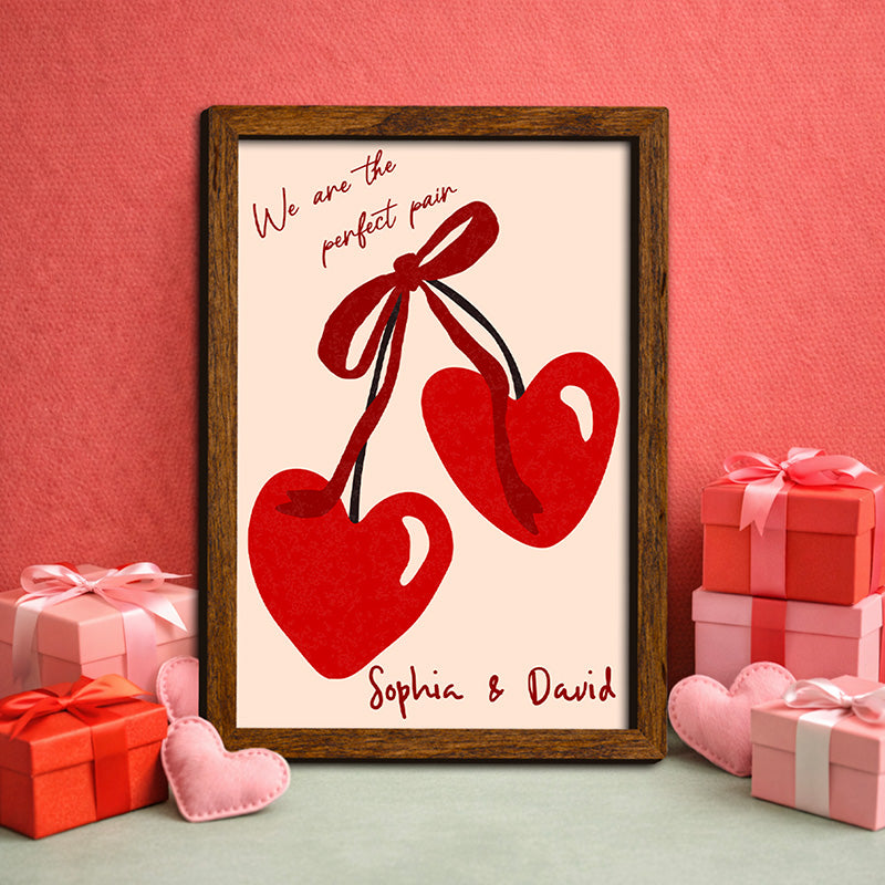 46オーダー用パネル  valentine Valentine's Poster Romantic & Funny Personalized Prints – GiftShire