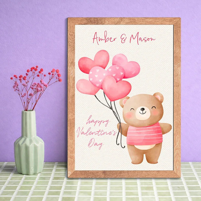 Valentine's Poster Romantic & Funny Personalized Prints