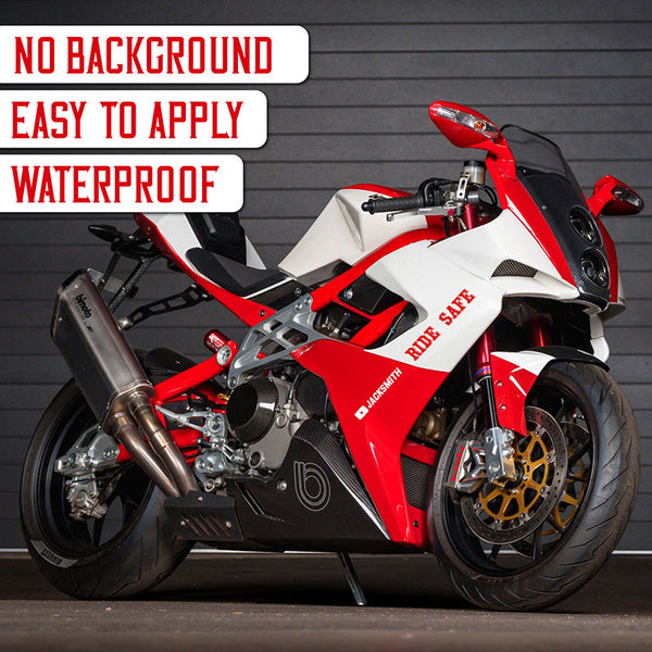 Vinyl Lettering Decal with Icon for Every Surface & Purpose