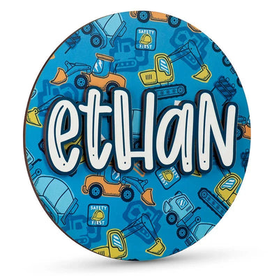 Welcome New Baby Boy Name Sign for Nursery Room Decor
