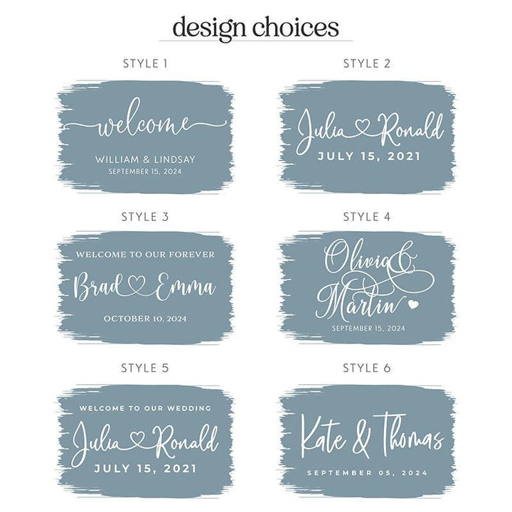 Welcome Sign For Wedding - GiftShire