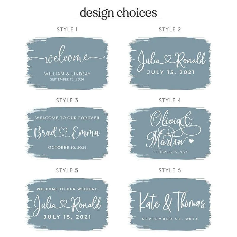 Welcome Sign For Wedding - GiftShire