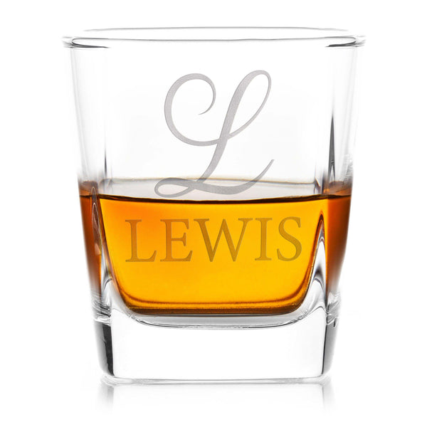 Whiskey, Bourbon, Engraved Scotch Glasses - Custom Whiskey Glasses, Gift for Dad - GiftShire