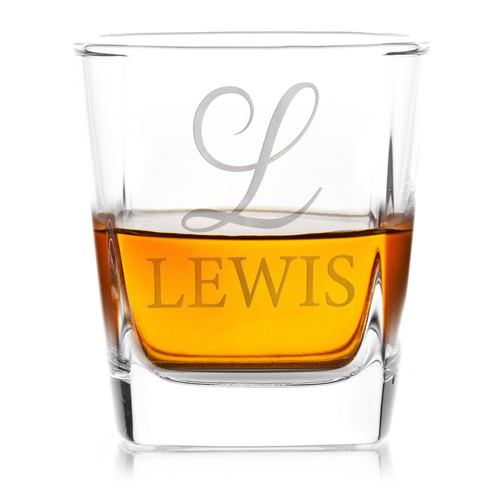 Whiskey, Bourbon, Engraved Scotch Glasses - Custom Whiskey Glasses, Gift for Dad - GiftShire