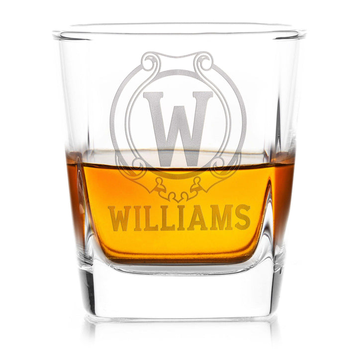 Whiskey, Bourbon, Engraved Scotch Glasses - Dad Gifts - Personalized Whiskey Glasses | B09N3NL7VV - D6 - GiftShire