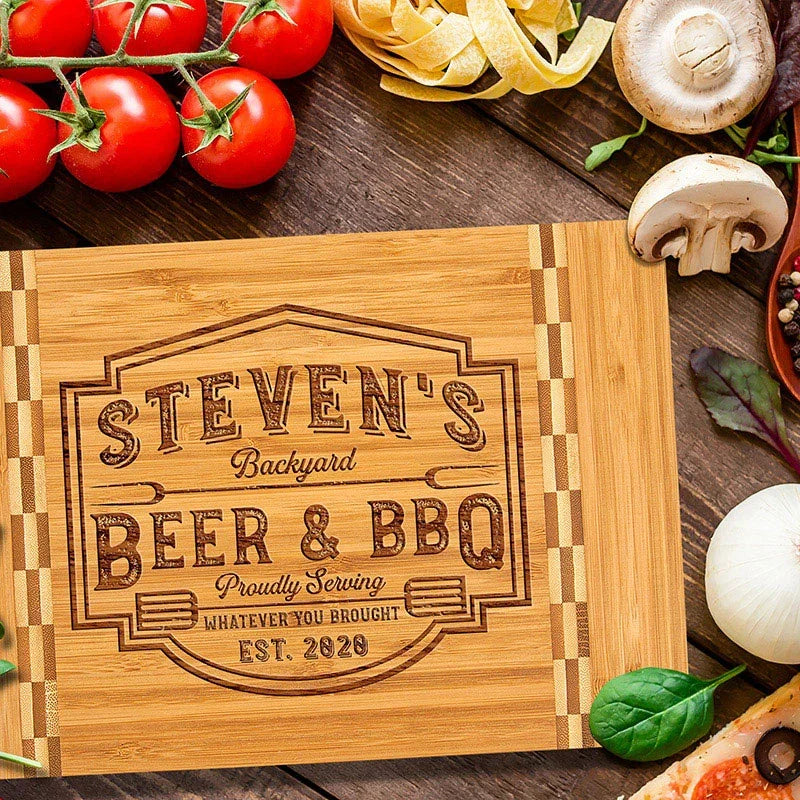 Wooden Craft Cutting Board for Men - Gift for Dad - GiftShire