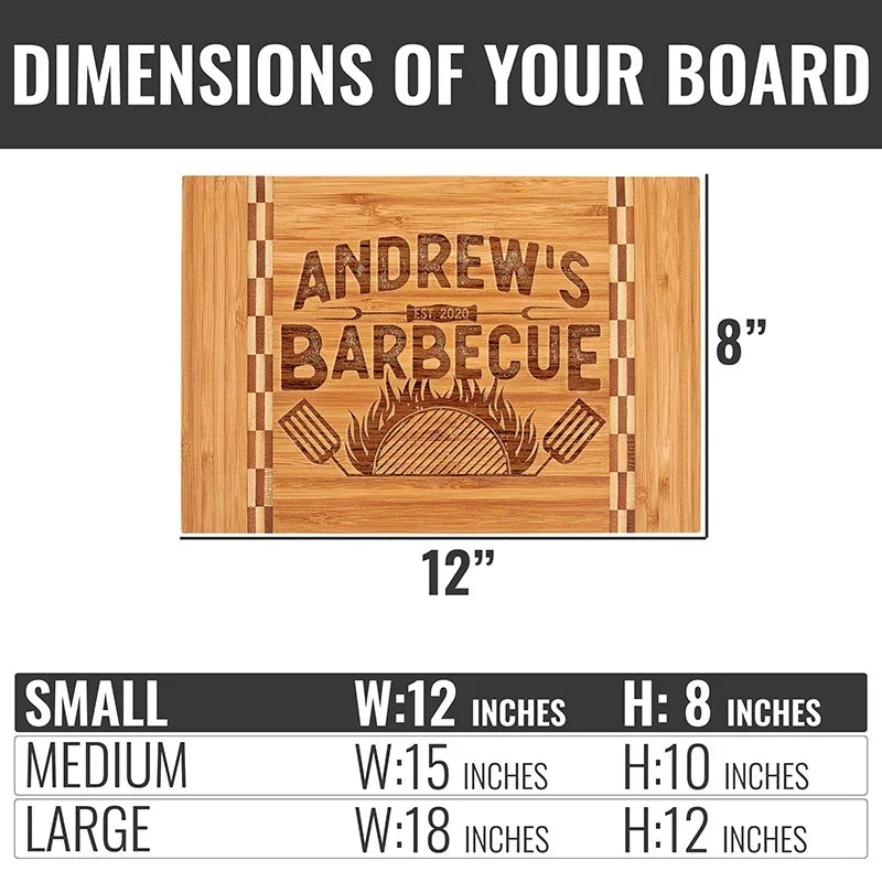 Wooden Craft Cutting Board for Men - Gift for Dad - GiftShire