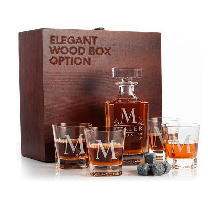 Wooden Gift Box for Decanter Set - GiftShire