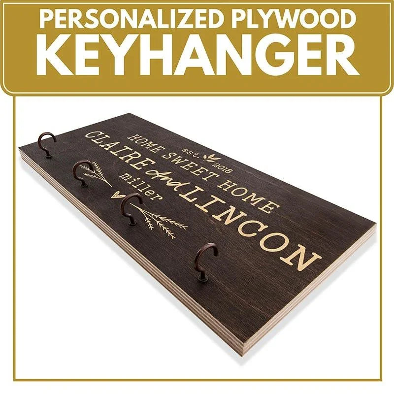 Wooden House Key Holder - GiftShire