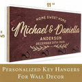 Wooden House Key Holder - GiftShire